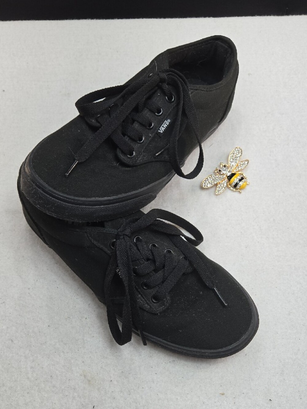 Vans Atwood Low-Top Sneakers in the "Black Out" Colorway